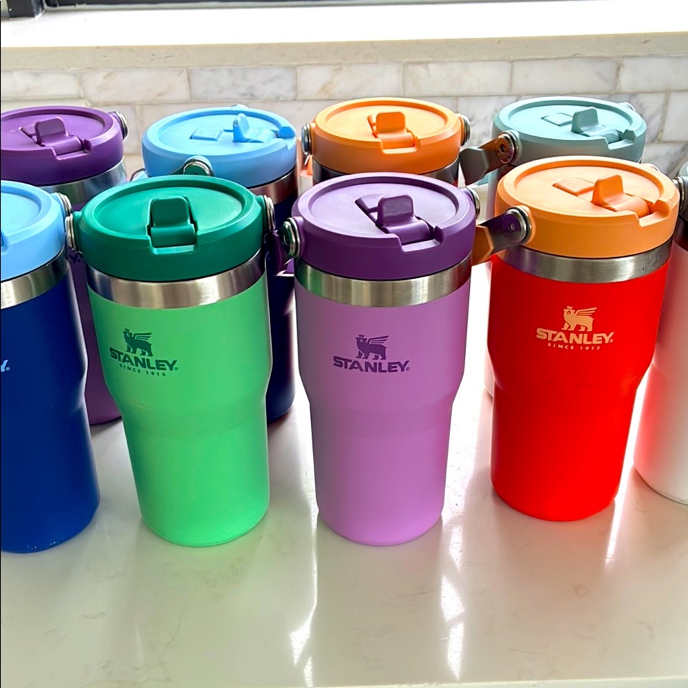 Stanley’s Flip Straw Travel Tumblers - Picture 1 of 17